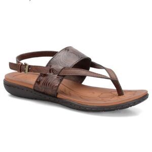 BOC Reagan Tooled Slingback Sandals in Coffee (brown) Women's Size 10